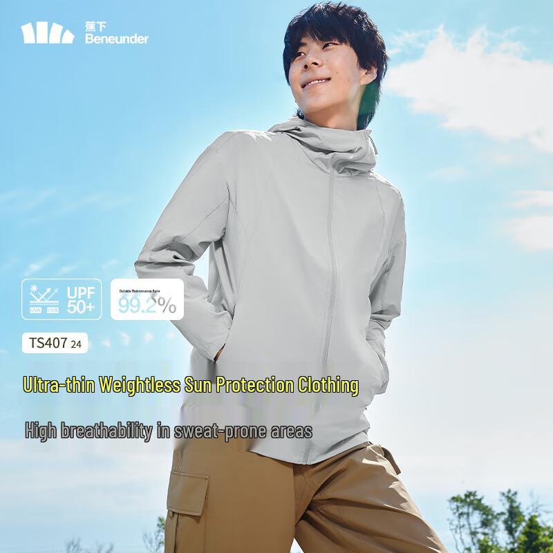 Beneunder Men's Ultra-Light UV Protection Sun Jacket TS40724