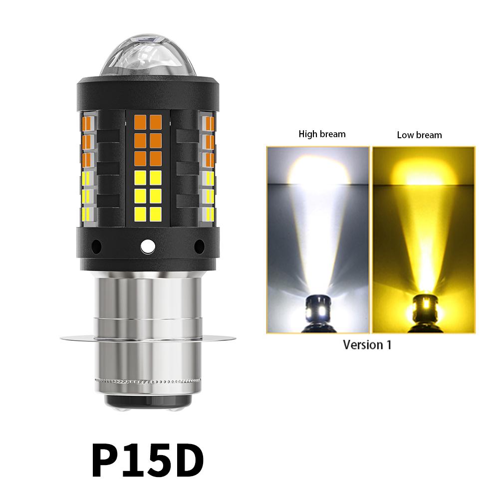 

Motorcycle Headlight H4 H6 BA20D P15D Bulb Super Bright HD Lens Motorbike Scooter KTM Headlamp DRL Daytime Lighting Fog Lamp 12V