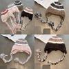 Winter Knit Warm Cap Padded Lining Women Cold Weather Trendy Hat Breathable