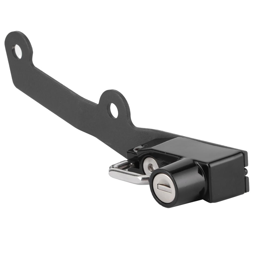 Motorcykelhjälmlås Aluminiumlegering Stöldskydd med 2 Nycklar Passar för Kawasaki Z1000 2014 2017