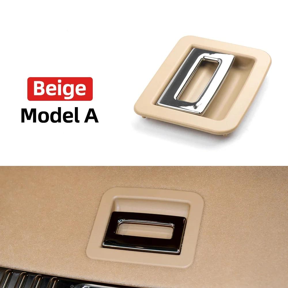 Car Trunk Luggage Tail Cover Mat Floor Carpet Handle Latch Button For Porsche Cayenne 2011-2017 958551115001E0 958551115004H0