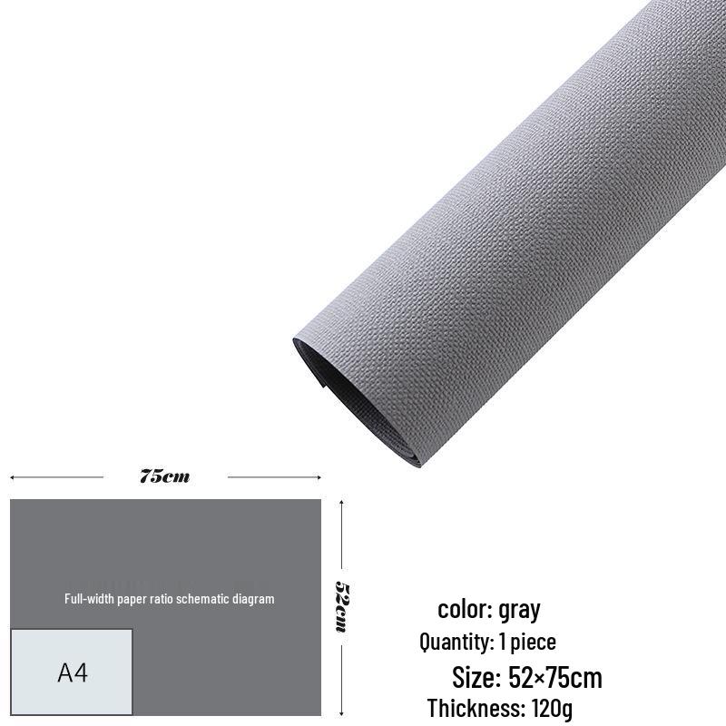Linen Textured Wrapping Paper for Gifts - Solid Color for Holidays, Birthdays, and Photo Frame Decoration