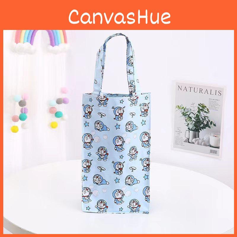 Kt Waterproof Cartoon Tote Bag With Insulation And Organizer For Daily Use