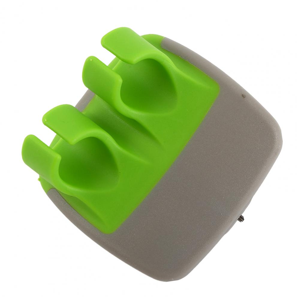 Stainless Steel Finger Grip Peeler, Rubber Handle, Palm Peeler, Ergonomic Design, Space Saving