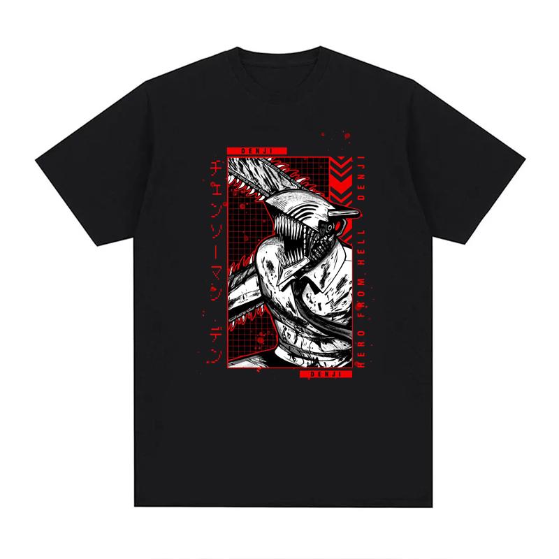 

New Chainsaw Unisex TShirt Unisex Women Cotton Summer Fashion T Shirt Unisex Tops EU Size ONeck Street Tops S