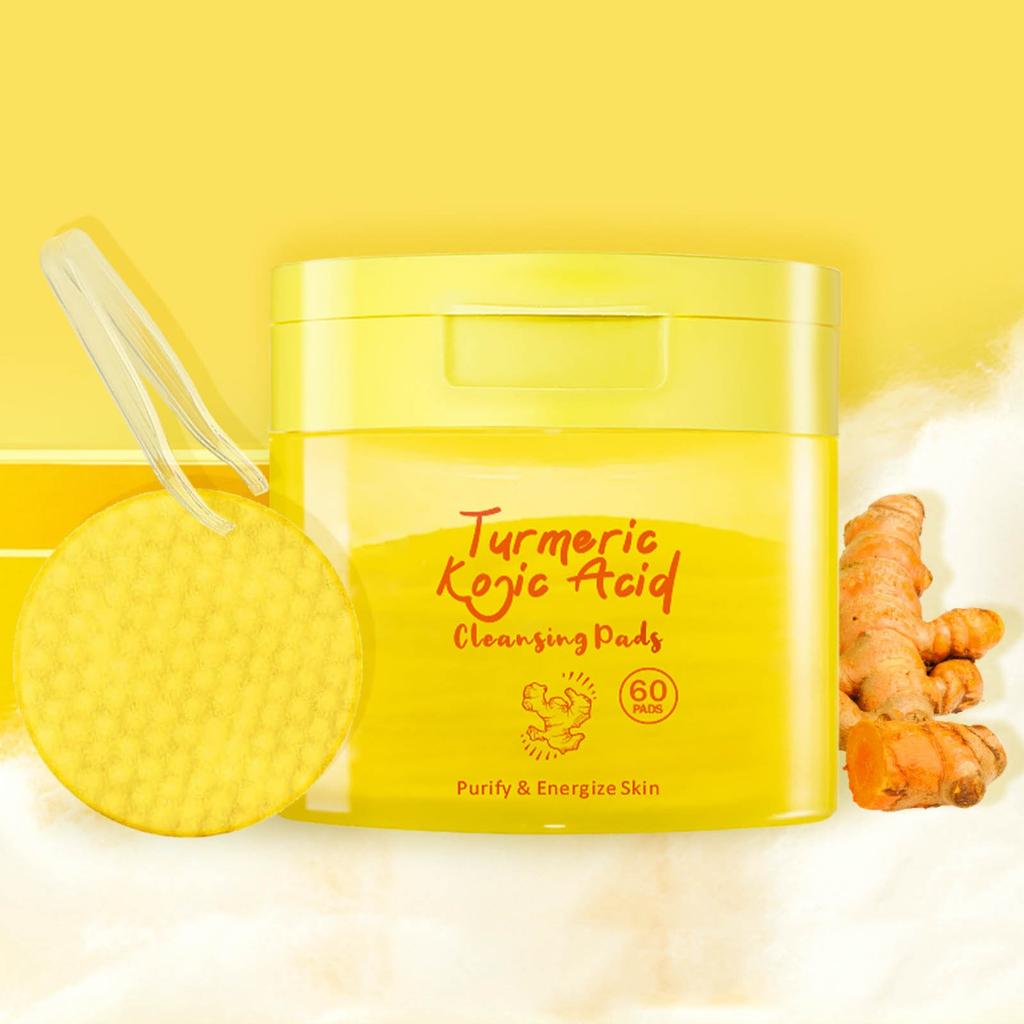 Cleansing Pads Kojic Cleansing Pads Helps Balance Skin Oil And Water Hydrating Remove Excess Keratin From The Body'S Skin 30ML