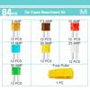Automotive Fuse Kit (84 PCS) - Micro2 & ATC Fuses (5-30A) with Puller Tool | Exact Fit for Cars, Trucks, SUVs, RVs, Boats