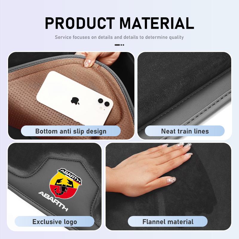 Flannel Car Front Seat Cushion Anti-slip Seat Protective Cover For Abarth UNO Astra Bravo Panda Linea Freemont Strada Doblo