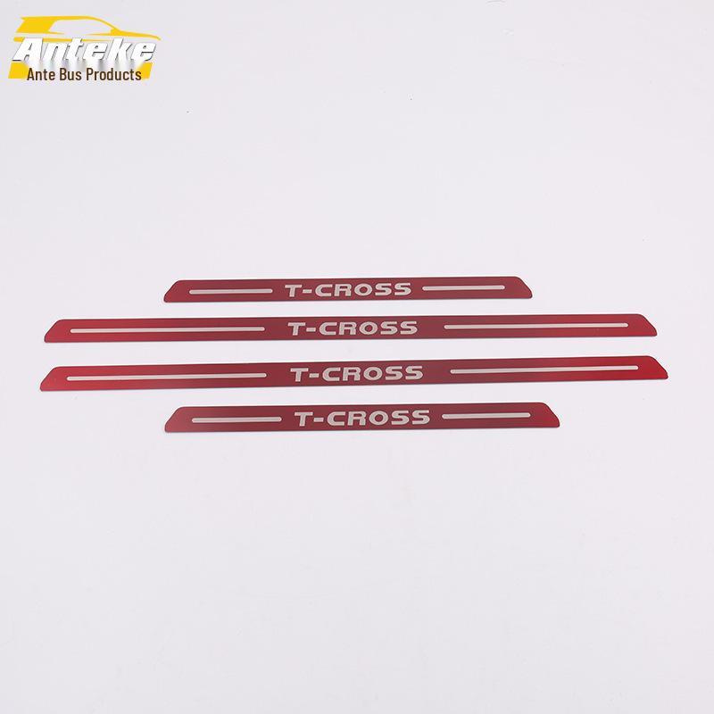 T-CROSS 19 Zierleistensatz: Einstiegsleisten, Stoßfänger Kofferraum Willkommen Pedal Aufkleber