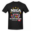 Unisex Mega Make Europe Great Again Retro T Shirt Vintage Cotton Tee Shirt