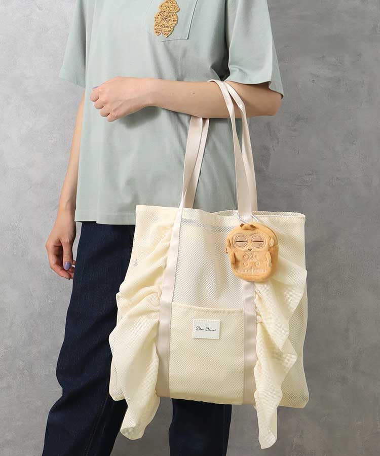 BleuBleuet Chubby Ancient Mini Pouch with Carabiner (Dogū)