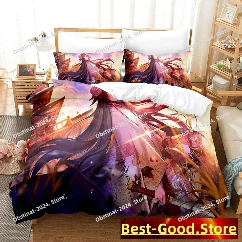 Kara No Kyoukai Bedding Set Printed With Pillowcase Duvet Cover Soft Single Double Queen Super King Size Letto Matrimoniale