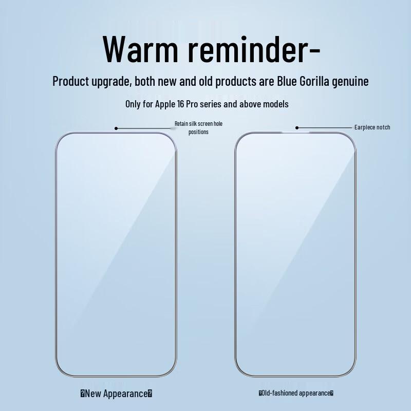 iPhone 16 Pro Max Tempered Glass Screen Protector