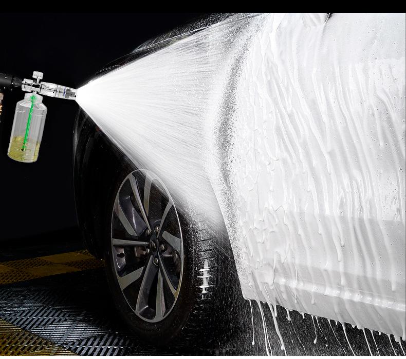 High-Pressure Car Wash Foam Spray Pot - Detachable & Replaceable Water Gun Core
