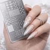 Bowknot Patterns Nail Decal Sheets Kawaii Bow Image Nail Art Stencil  For French Manicure