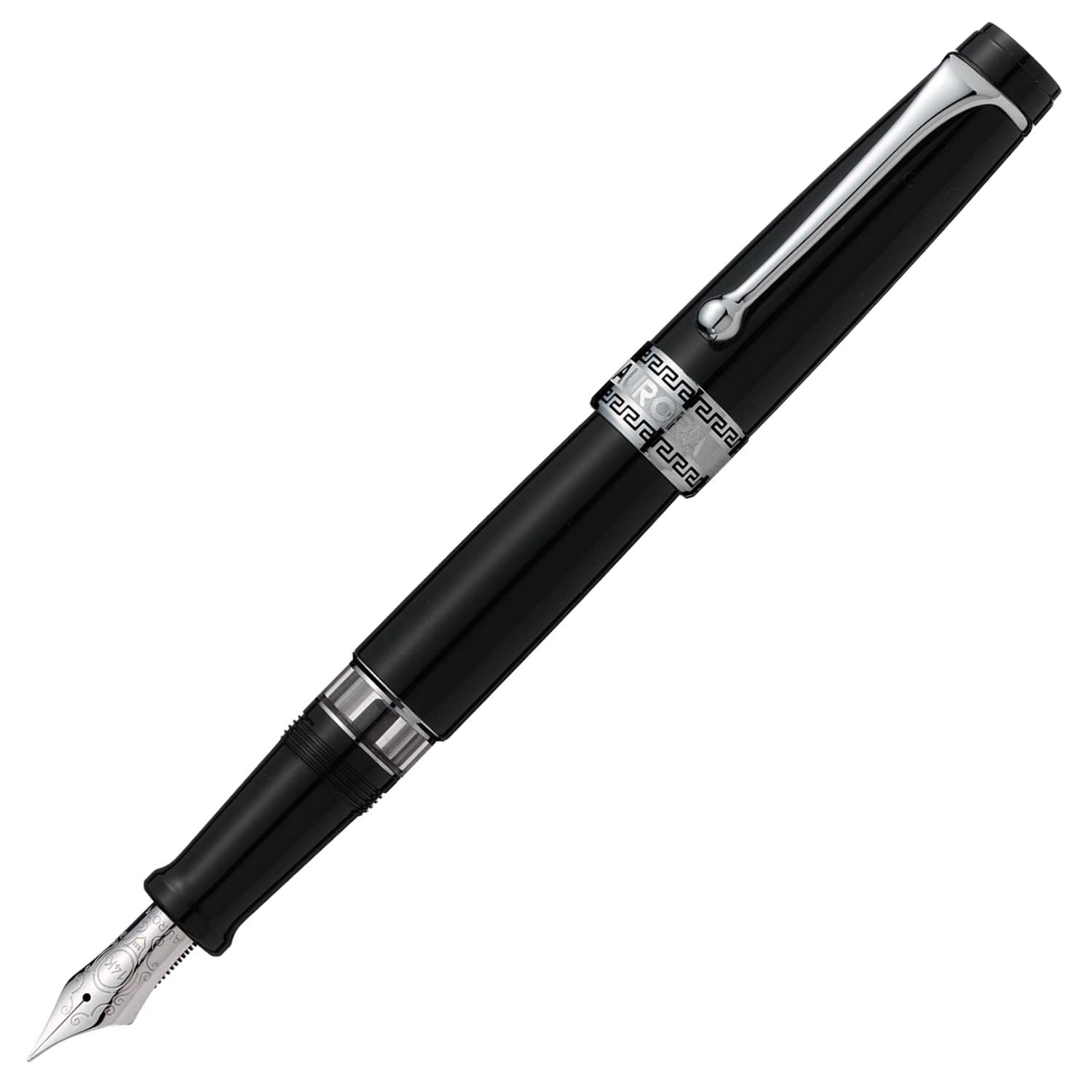

AURORA Optima Nero CT Fountain Fine Officially Imported 997-CNF Pen, Nib, F,