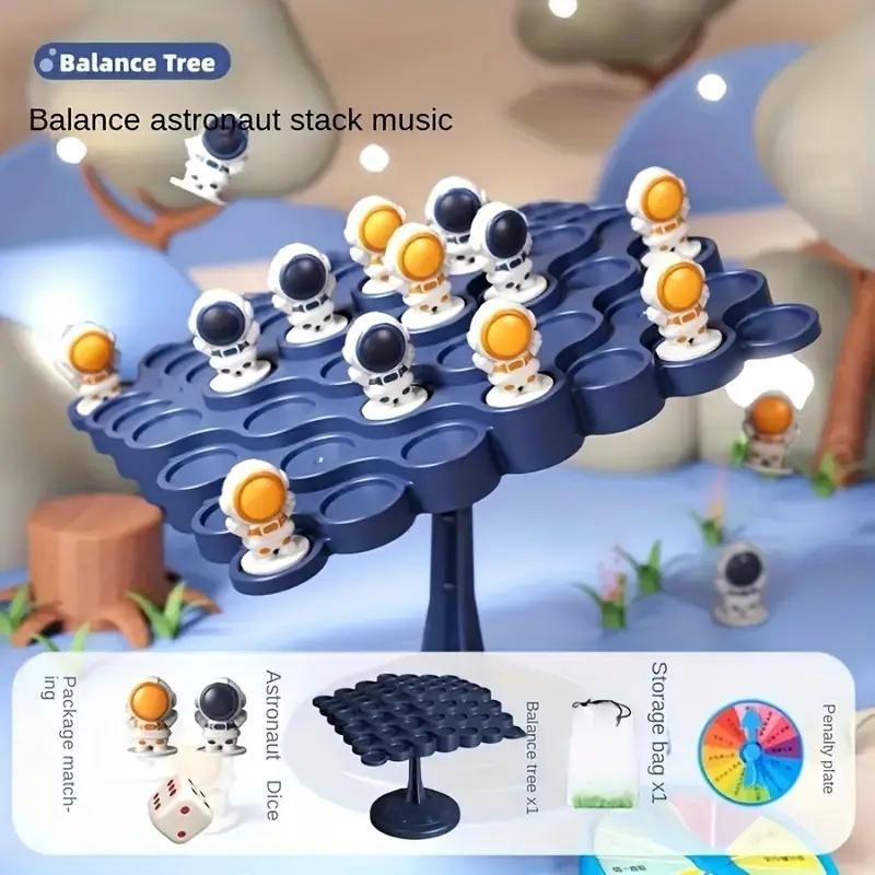Gioco da Tavolo Albero dell'Equilibrio dell'Astronauta 2D - Gioco di Strategia Interattivo Per 2 Giocatori, Migliora le Capacità di Reazione e Pensiero Critico, lde