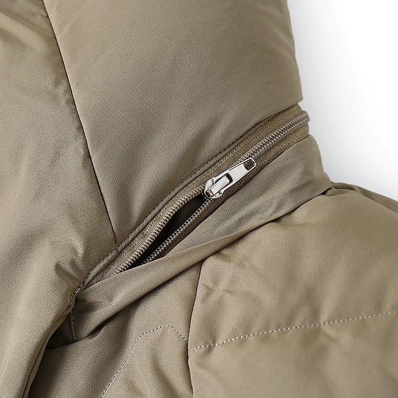 Women's Down Jacket Mid Length Winter Thickened Warm Jacket for Middle-aged and Elderly People