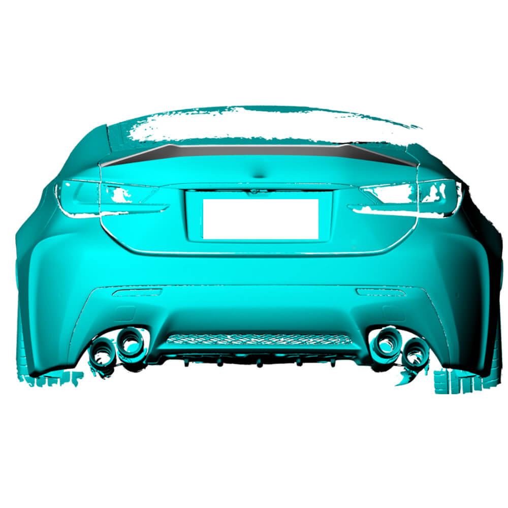Spoiler (for RC F 2014-2018, Carbon) for Lexus RC 200t 2014-