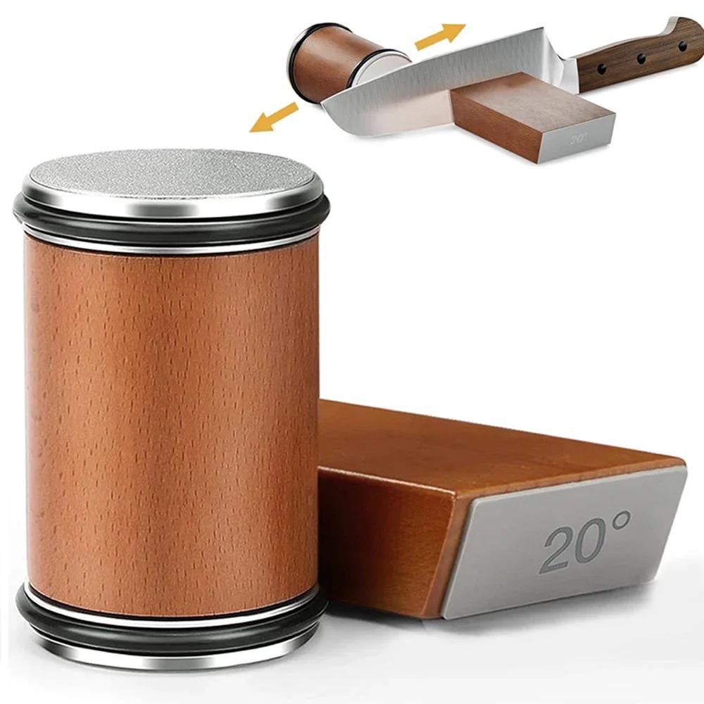 2025 Rolling Knife Sharpener Kit for Straight Edge Roller Knife Sharpening with Industry Diamonds Chef Knife Set