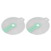 2Pcs Bowl Anti   Lid Mixer Bowl Cover Silicone Egg Whisk Splatter Guard Cover for Mixing Eggs Whipping Crm Frothing Milk