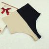 Nahtloser High Waist Body Shaping Tanga Bequemer Nylonstoff Bauchkontroll-Slips