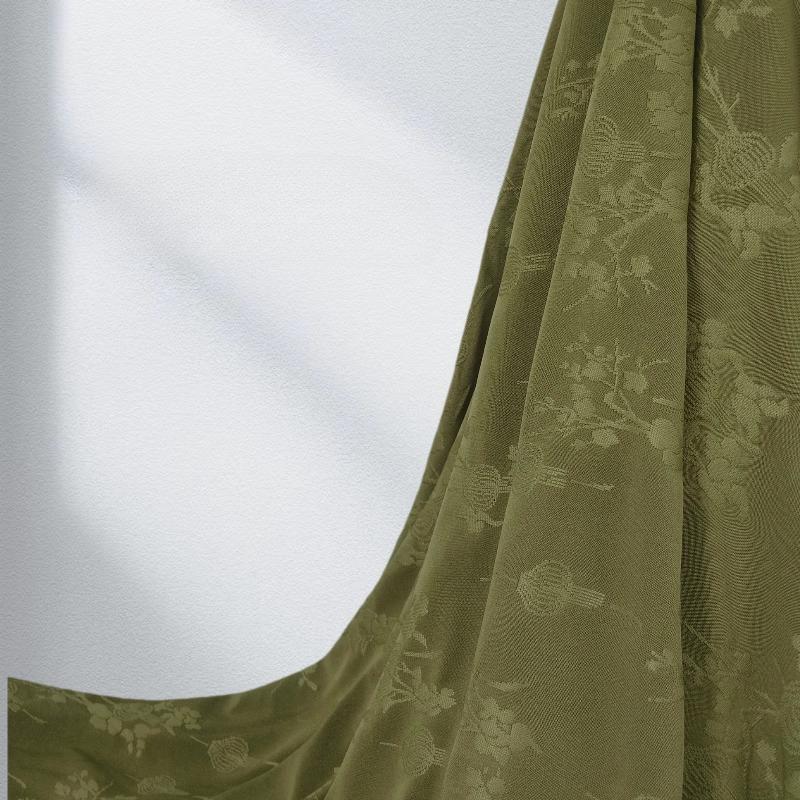 Lantern Relief Jacquard Fabric Stretch Knitted Fabric DIY Dress Hanfu Cheongsam Children's Clothes for Sewing Design Cloth