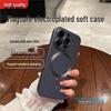 Matte Metal Magnetic iPhone 17 Pro Max Case with Apple 16 Lens Film, Solid Color Protective Cover