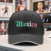 Mexico Gothic Print Baseball Cap Unisex Adjustable Polyester Casual Outdoors Baseball Hat