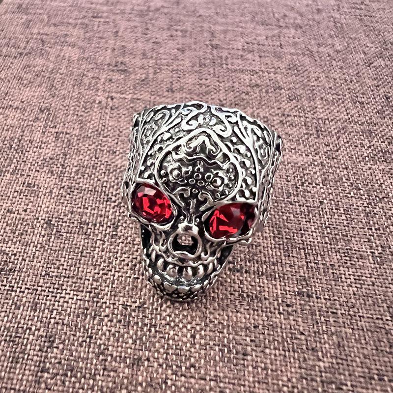 Dark Series Retro Schädel Fünf-Klauen-Ring - Cooles Hip-Hop Streetstyle Accessoire