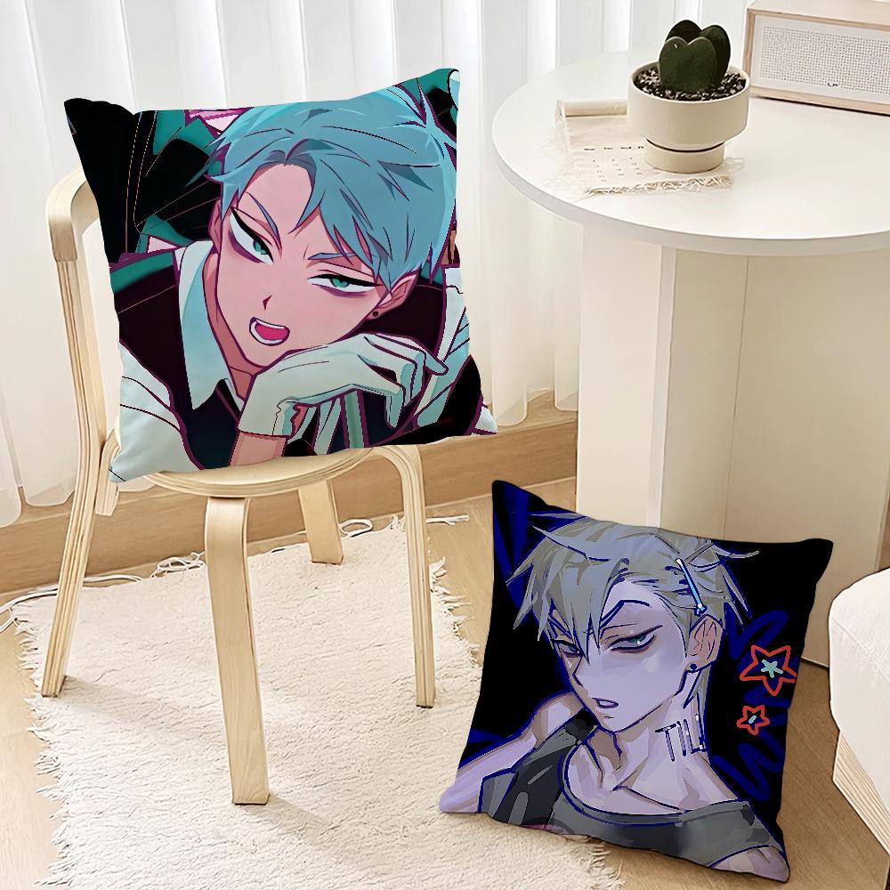 Alien Stage Till Anime Boy cushion cover For Bedroom Car Coffee Shop Room Soft and Living Room Sofa Decorative Pillow Cover Case
