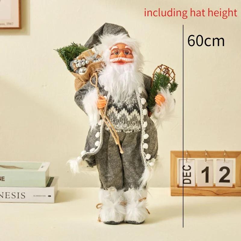 60 Cm Santa Claus Christmas Home Santa Claus Decoration Doll Scene Christmas Tree Decoration Creative Little Doll
