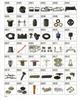 Volkswagen Santana Passat Interior Panel Clips for Headliner Fabric