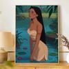 Disney Diamond Painting Kit Pocahontas Hand Embroidery 5D DIY Diamond Art Home Decor Creative Handicrafts Elegant Wall Decor Set Art