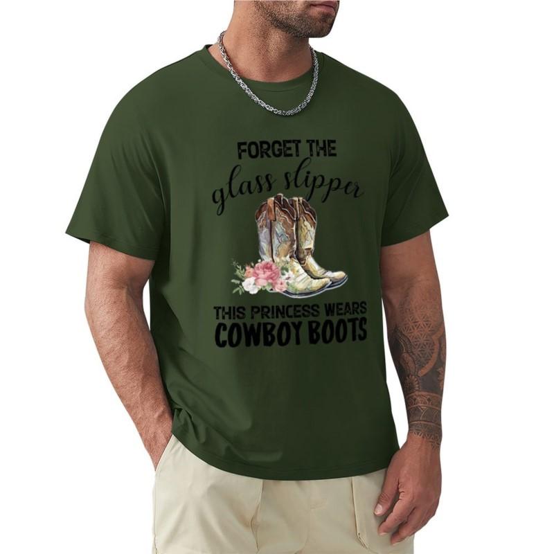 Forget The Glass Slipper This Princess Wears Cowboy Boots Tshirt Hippie Clothes Unisexs Graphic Tshirts