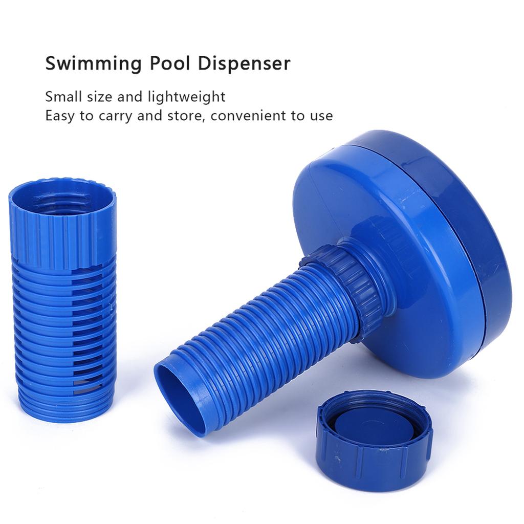 Plastic Durable Scale Swimming Pool Medicine Drug Floating Automatic Cleaning Dispenser Equipment Spa Accessory