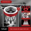 All-Copper Floor Drain Deodorizer, Universal Anti-Odor Device for Bathroom, Inner Core Anti-Backflow Valve, Anti-Odor Gadget for Drain Pipes, Sealing