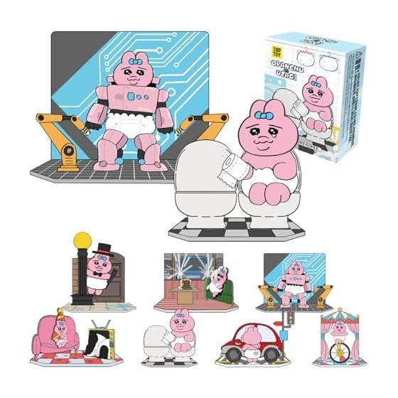 TOP TOY Opanchu Usagi  Strange Daily Life  Acrylic Stand Series [1 Piece] Gacha Gacha Blind Box Figure Plastic Model Premium Toy Opanchu Character