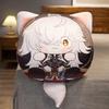 Adorable Anime Character Plush Pillow Keychain Set With Soft Pp Cotton Filling And Short Plush Material