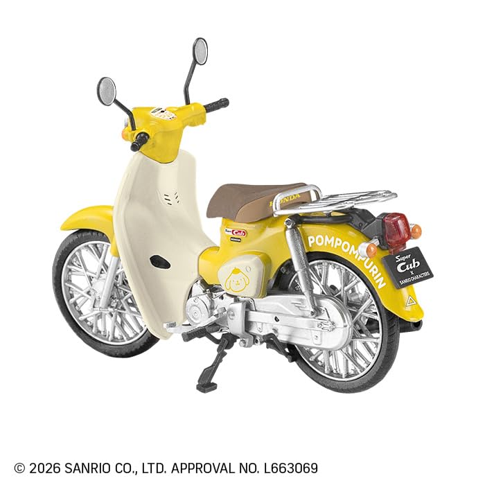 Confect Sanrio Characters HONDA Super Cub Toy F-toys Gum/Candy (Full Set) [Box Set/10-Piece Set]