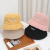 Autumn and Winter Women Warm Fisherman Cap Embroidered Letters Outdoor Windproof Fashion Caps