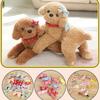 Realistic Toy Poodle Plush Perfect as a Birthday Toy Poodle Animal Body Animal Kindergarten Entry Soft and Cute for Children and Sleeping Style 35cm