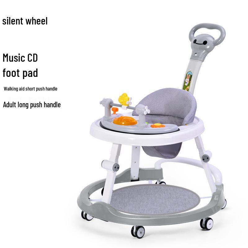 Multi-Function Baby Walker: Anti-Fall, Anti-Rollover, U-Shaped, Suitable for Boys & Girls.