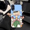 Anime Dundun Phone Case For IPhone 17 Air 16 E 15 14 Plus 13 12 11 Pro Max Colored Silver Cover