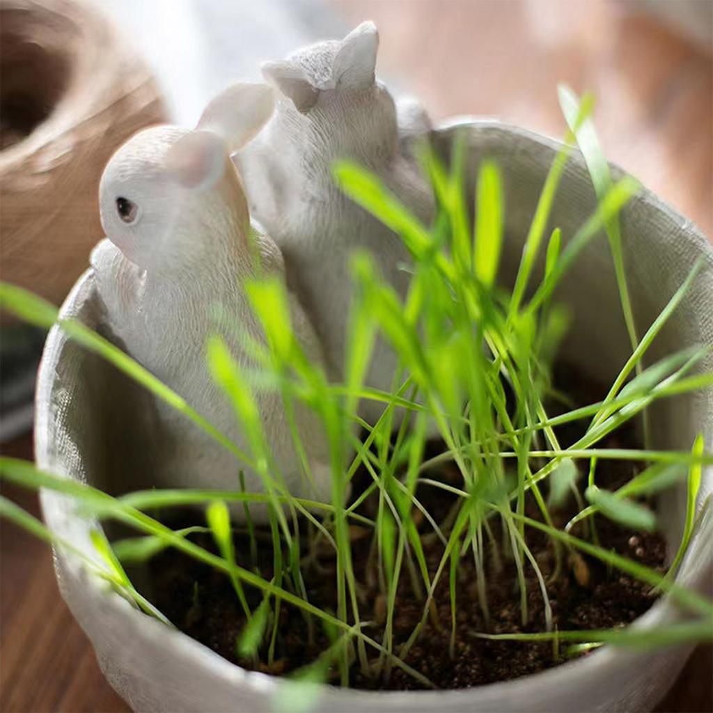 Harz Osterhase Pflanzgefäß Dekorative Kaninchen Blumentöpfe Ornament Niedliches Pflanzgefäß im nordischen Stil für Zuhause, Hof, Rasendekoration