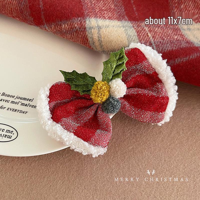 Women's Christmas Plush Hat Headband Hair Accessories