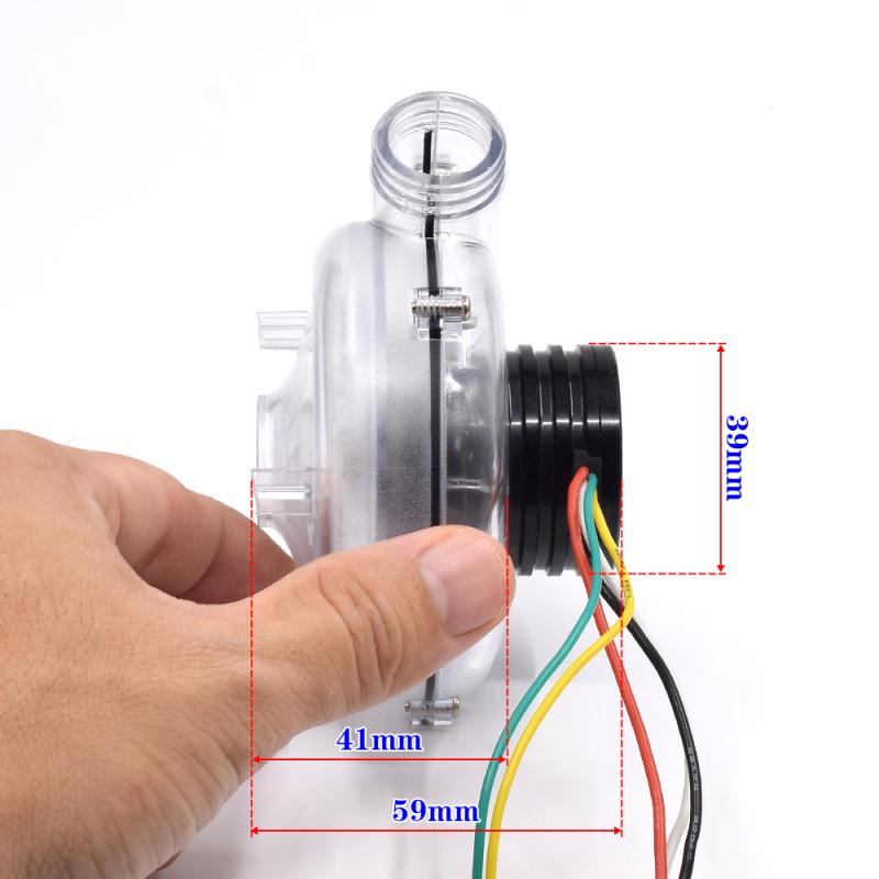 Mini 39MM Inner Rotor Brushless Motor DC 12V-24V Silent 3-phase High Speed Turbine Fan Motor