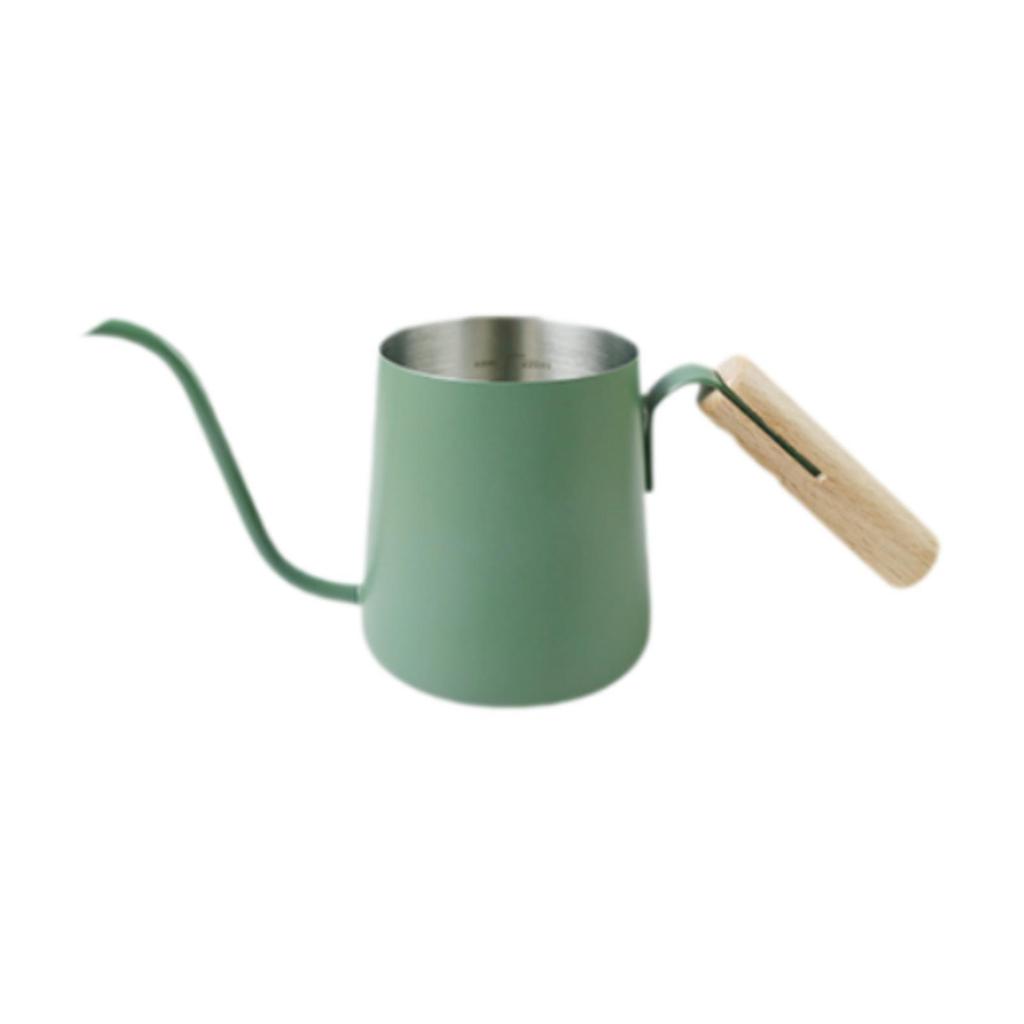 Cafetière Goulot d'oie Durable en Acier Inoxydable Poignée Thermoisolée Dripper pour Pour-over pour la Maison et le Bureau