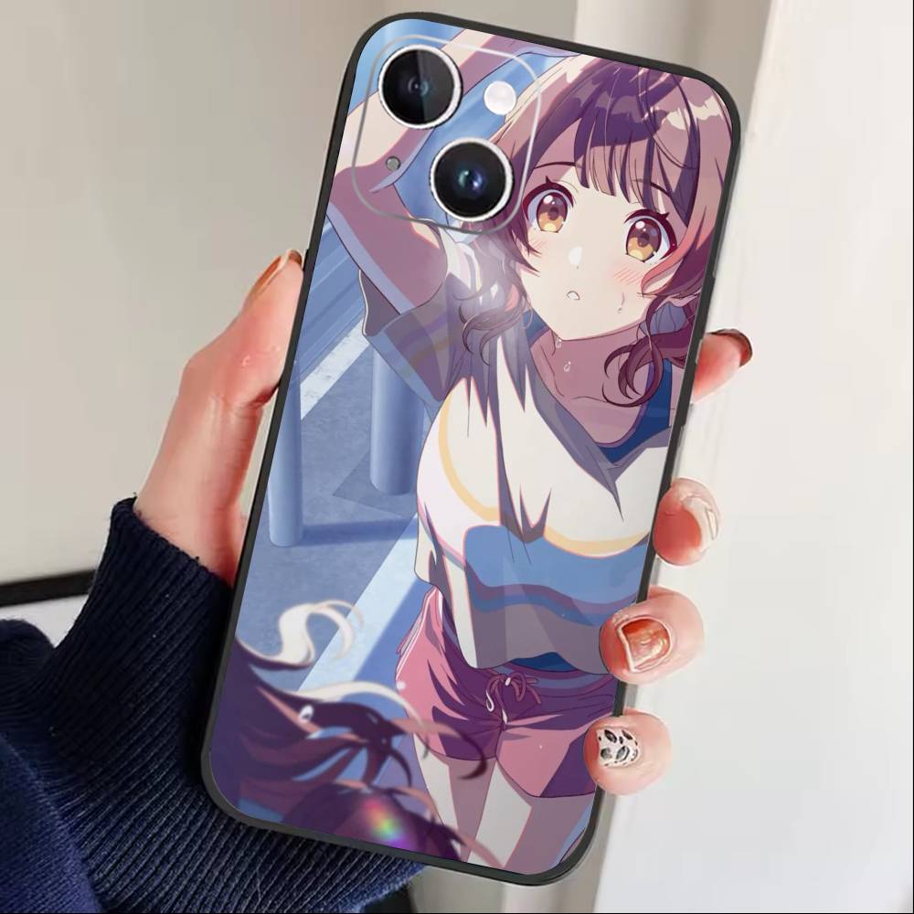 Love Live Nakasu Kasumi Phone Case For iPhone 16,15,14,13,12,17,Pro Max,Plus Silicone Black Case