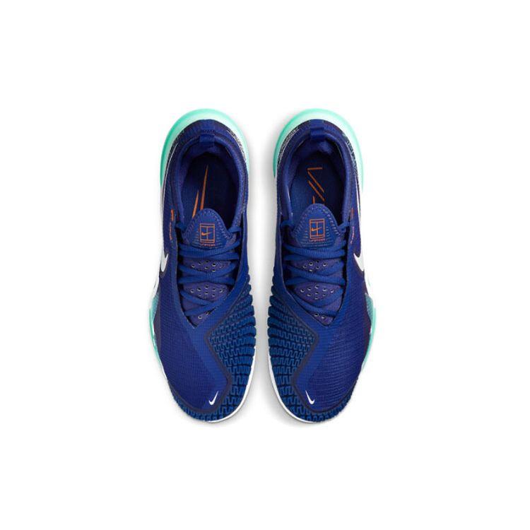 NikeCourt React Vapor NXT Deep Royal Blue Men Sneakers Dynamic-Turquoise Magma-Orange White CV0724-414